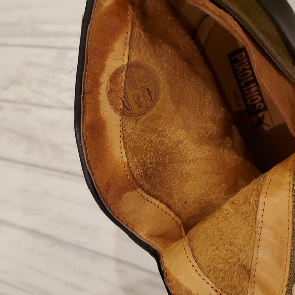 Pikolinos | Baqueira Suede Ankle Booties| Olive Brown | Sz 40 (9) - Picture 12 of 16